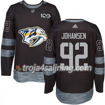 Nashville Predators tröja Ryan Johansen 92 1917-2017 100th Anniversary Adidas Svart Authentic - NHL Tröjor Herr Nashville Predators tröja Ryan Johansen 92 1917-2017 100th Anniversary Adidas Svart Authentic - NHL Tröjor Herr